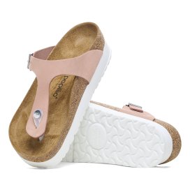 Birkenstock Sandalo Donna Gizeh Platform soft pink, Nubuck Leather