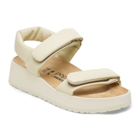 Birkenstock Sandalo Donna Theda Exquisite ecru, Natural Leather