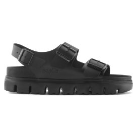 Birkenstock Sandalo Donna Milano Chunky Exquisite black, Natural Leather