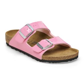 Birkenstock Sandalo Bambino Arizona Kids patent candy pink, Birko Flor Patent