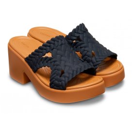 Sandalo Crocs Donna Brooklyn Woven Slide Heel