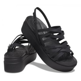 Sandalo Crocs Donna Brooklyn Strappy Low Wedge