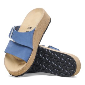 Birkenstock Sandalo Donna Almina elemental blue, Nubuck Leather