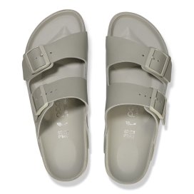 Birkenstock Sandalo Donna Arizona Platf Exquisite mineral gray, Natural Leather