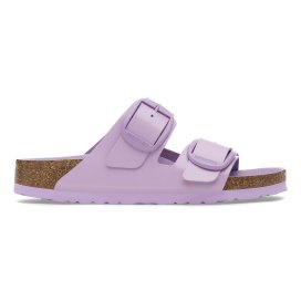 Birkenstock Sandalo Donna Arizona Big Buckle shine crocus, Natural Leather