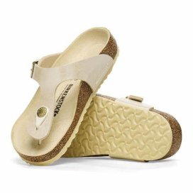 Birkenstock Infradito Gizeh Kids graceful pearl white, Birko Flor