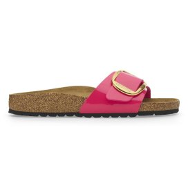 Birkenstock Sandalo Donna Madrid Big Buckle fuchsiafusion, BirkoFlor Patent