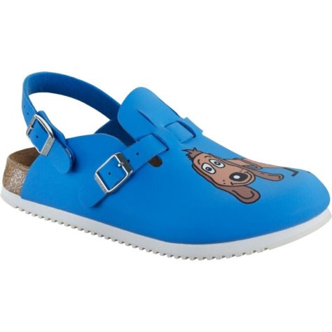 Birkenstock Clog Donna Kay SL dog blue, Birko Flor