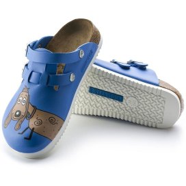 Birkenstock Clog Donna Kay SL dog blue, Birko Flor