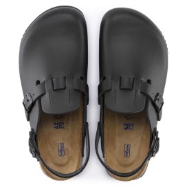 Birkenstock Clog Donna Kay SL Women black, Natural Leather