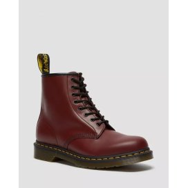 Dr. Martens Stivali stringati 1460 in pelle Smooth Rosso Ciliegia