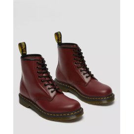 Dr. Martens Stivali stringati 1460 in pelle Smooth Rosso Ciliegia