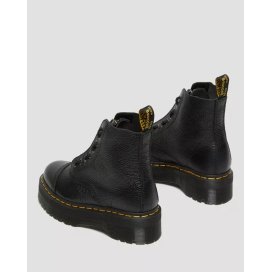 Dr. Martens Stivali platform Sinclair in nappa lavorata Nera