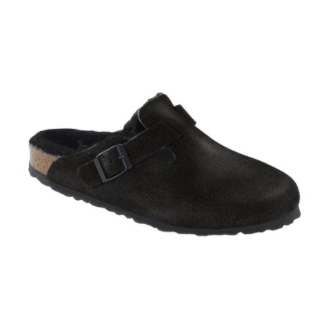 Boston Shearling black/black, Suede Leather Boston Shearling black/black, Suede Leather