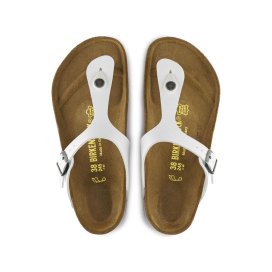 Birkenstock Infradito Unisex Gizeh white, Birko Flor