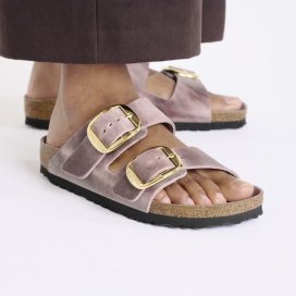 Birkenstock Sandalo Arizona Big Buckle lavender, Oiled Leather