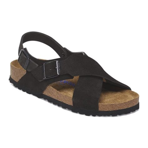 Birkenstock Sandalo Donna Tulum SFB black, Suede Leather Birkenstock Sandalo Donna Tulum SFB black, Suede Leather