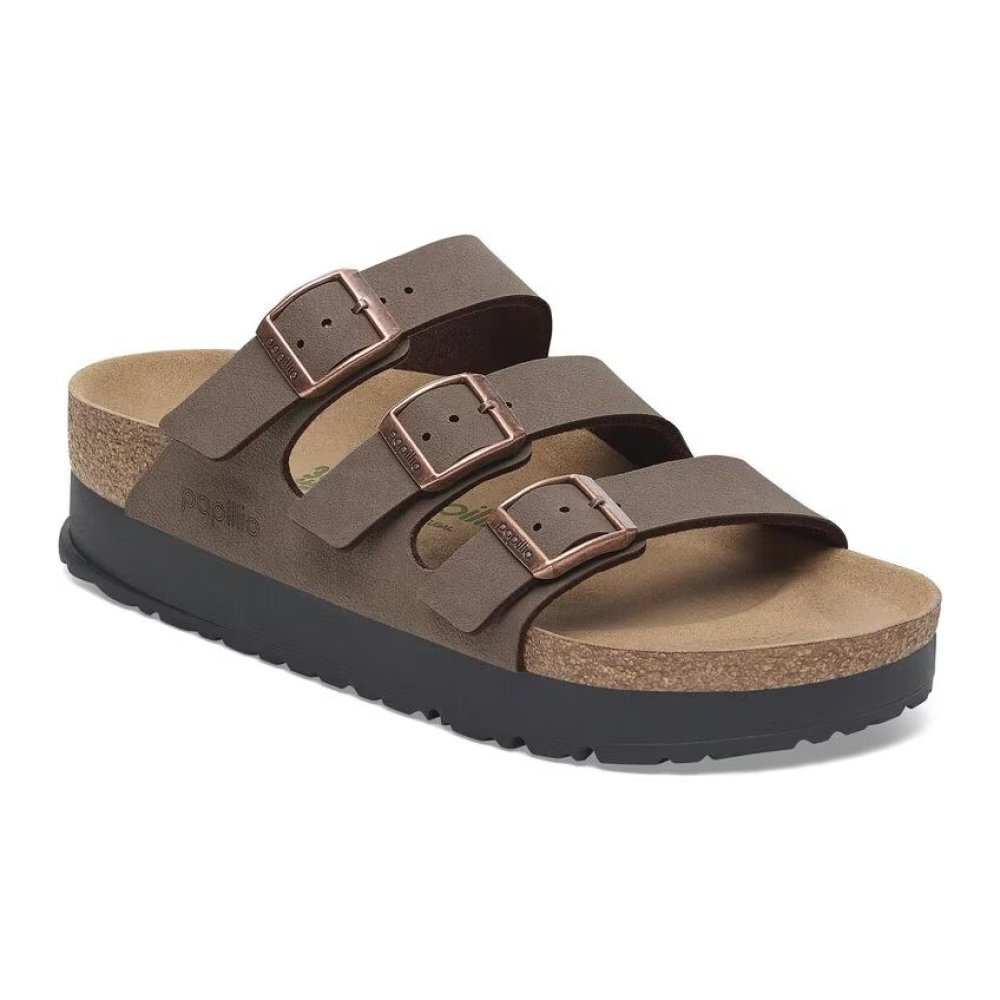Birkenstock Sandalo Florida Platform mocca vegan, Birkibuc
