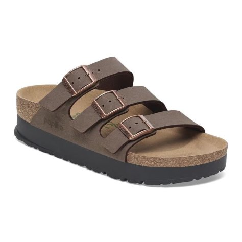 Birkenstock Sandalo Florida Platform mocca vegan, Birkibuc Birkenstock Sandalo Florida Platform mocca vegan, Birkibuc