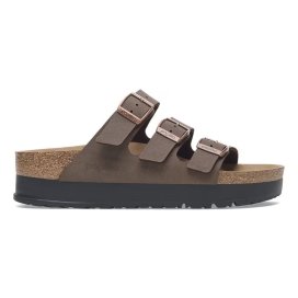 Birkenstock Sandalo Florida Platform mocca vegan, Birkibuc