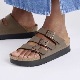 Birkenstock Sandalo Florida Platform mocca vegan, Birkibuc