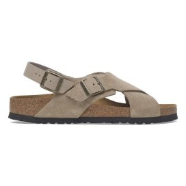 Birkenstock Sandalo Tulum SFB taupe, Suede Leather
