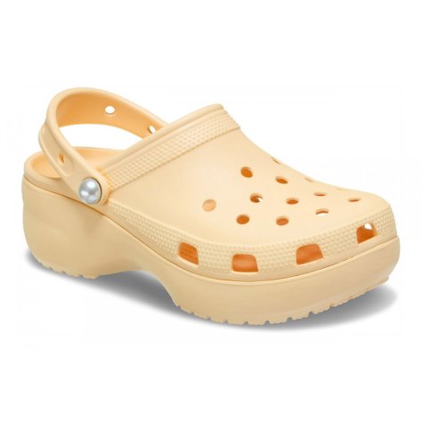 CROCS Classic Platform Pearl Clog CROCS Classic Platform Pearl Clog