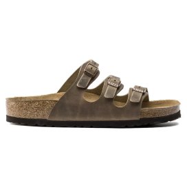 Birkenstock Sandalo Donna Florida SFB tabacco brown, Oiled Leather
