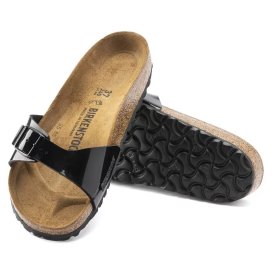 Birkenstock Sandalo Donna Madrid black, Birko Flor Patent