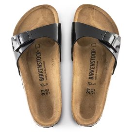 Birkenstock Sandalo Donna Madrid black, Birko Flor Patent