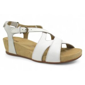 Green Comfort Sandalo con zeppa Vittoria in pelle