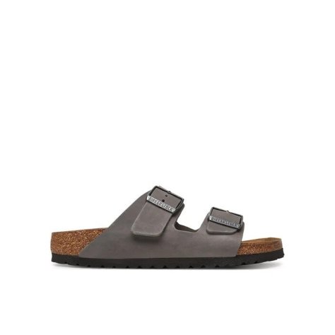 Sandalo Birkenstock Arizona iron, Oiled Leather Sandalo Birkenstock Arizona iron, Oiled Leather