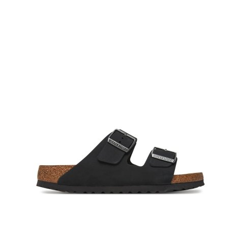 Sandalo Birkenstock Arizona SFB black, Nubuck Leather Sandalo Birkenstock Arizona SFB black, Nubuck Leather