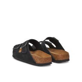 Sandalo Birkenstock Arizona SFB black, Nubuck Leather