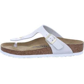 Infradito Birkenstock Gizeh antique white, Nubuck Leather