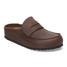 Birkenstock mocassino Naples Wrapped habana, Oiled Leather