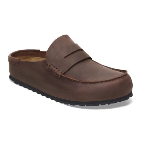 Birkenstock mocassino Naples Wrapped habana, Oiled Leather Birkenstock mocassino Naples Wrapped habana, Oiled Leather