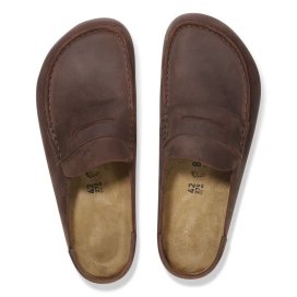 Birkenstock mocassino Naples Wrapped habana, Oiled Leather