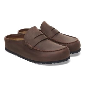 Birkenstock mocassino Naples Wrapped habana, Oiled Leather