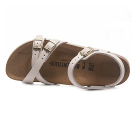 Sandalo Birkenstock Kumba antique white, Nubuck Leather