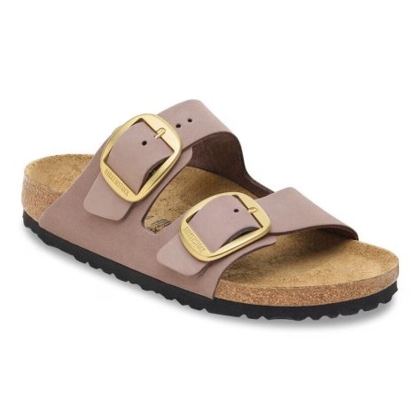 Arizona Big Buckle Faded Purple, Nubuck Birkenstock Sandali Donna 1030528