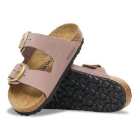 Arizona Big Buckle Faded Purple, Nubuck Birkenstock Sandali Donna 1030528