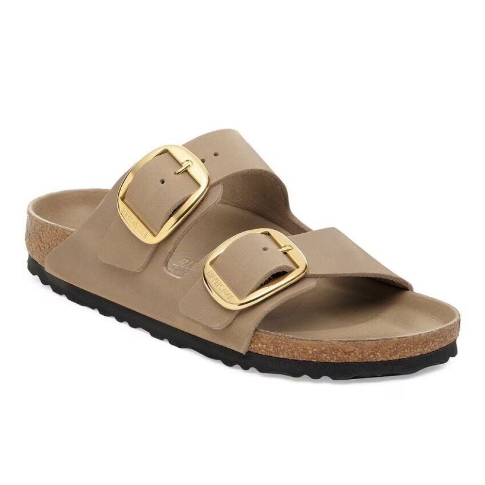 Arizona Big Buckle Tabacco Brown, Oiled Leather Birkenstock Sandali Donna