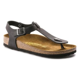 Birkenstock Kairo black, Oiled Leather Sandali Unisex