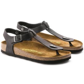 Birkenstock Kairo black, Oiled Leather Sandali Unisex