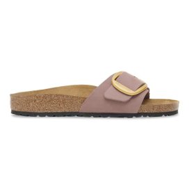Birkenstock Madrid Big Buckle faded purple, Nubuck Leather Sandali Donna