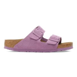 Birkenstock Arizona mauve, Suede Leather Sandali Unisex
