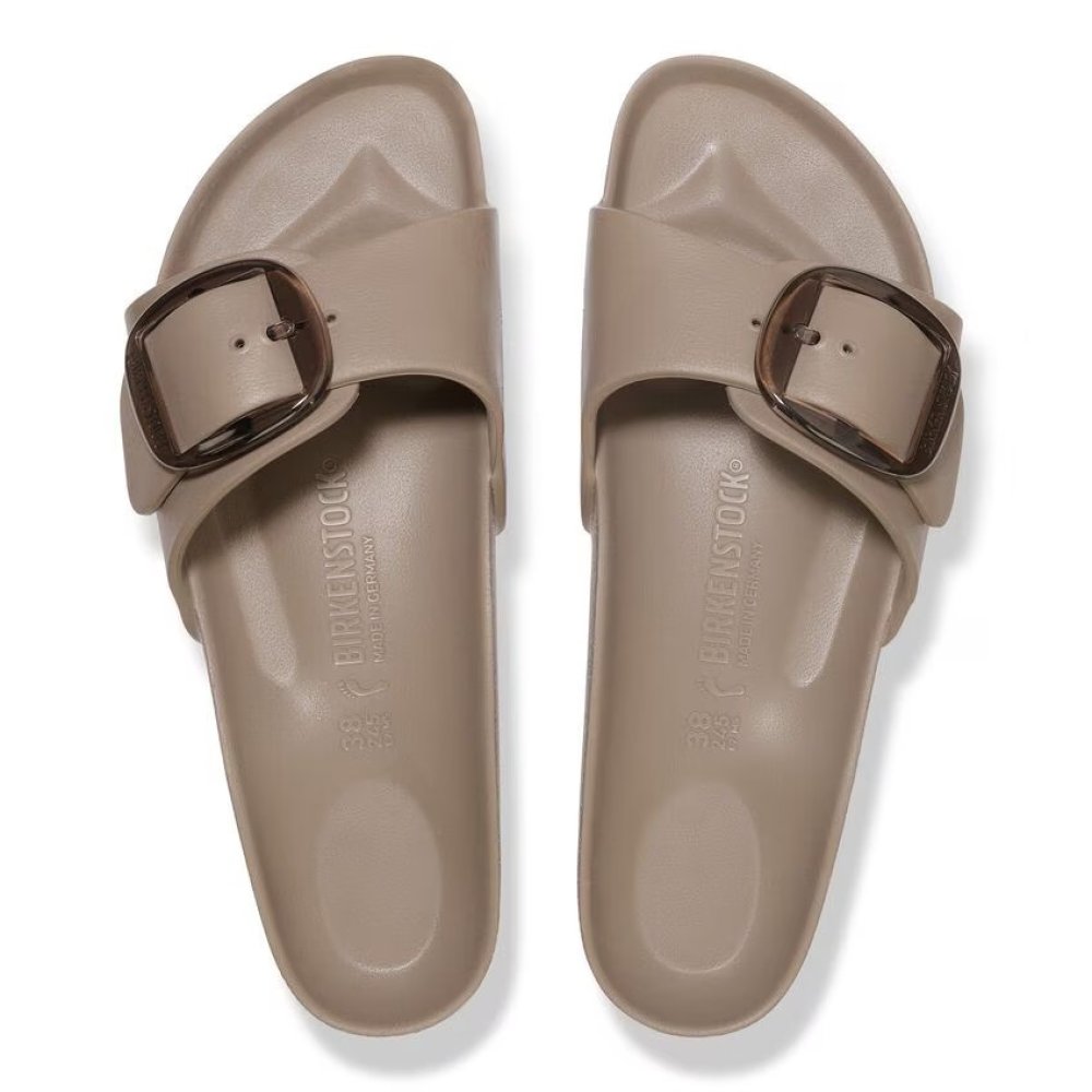 Birkenstock Madrid Big Buckle EVA gray taupe, EVA Sandali Donna