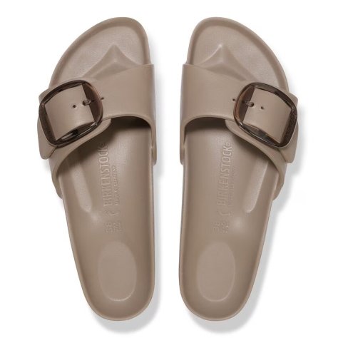 Birkenstock Madrid Big Buckle EVA gray taupe, EVA Sandali Donna