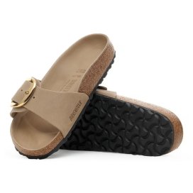 Madrid Big Buckle Tabacco Brown, Oiled Leather Birkenstock Sandali Donna